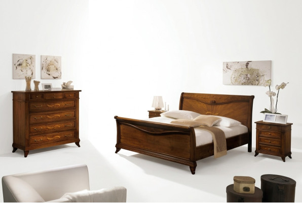 Classic bed luxury Chesterfield leather bedroom hotel antique style beds