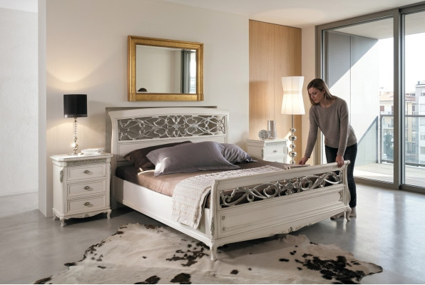 Bed Bedroom Furniture Double Bed Design Beds Solid Wood Vaccari cav giovanni
