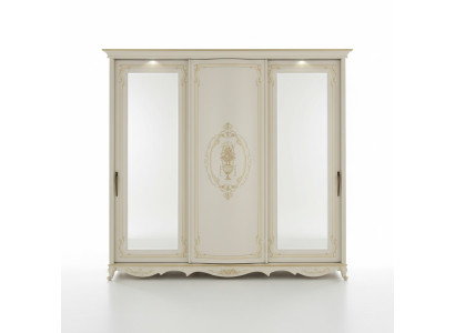 Wardrobe bedroom mirrors wardrobes closet white wood Italy