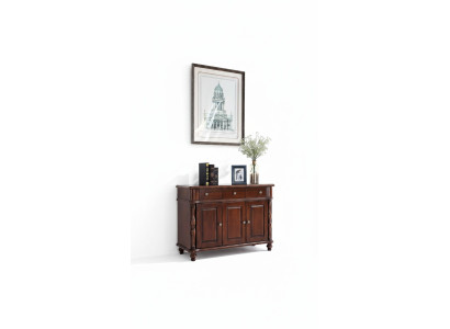 Commode Brown Sideboard Solid Wood Cabinet Furniture Design