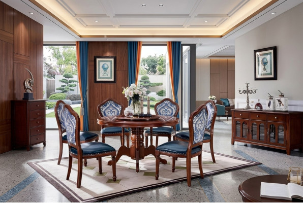 Dining Room Round Tables, Dining Table Design, Table Furniture, Solid Wood, Luxury