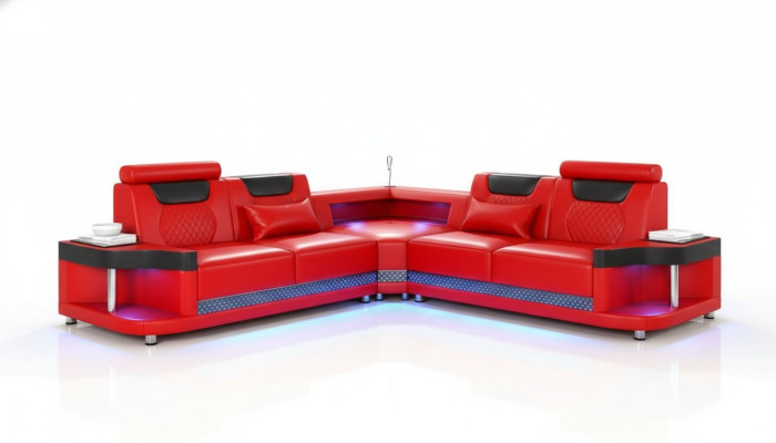 Design corner sofa L-shape modern sofas leather sofa couch living landscape sofa new