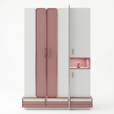 Wardrobe Closet Bedroom Cabinets Two-tone Youth Wardrobes