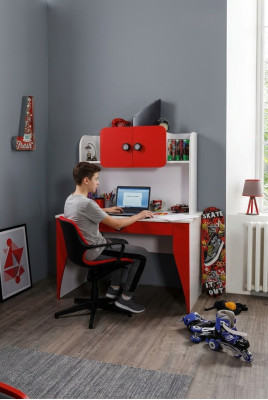 Desk with Shelves Modern Youth Room Children's Room Designer Furniture Luxury