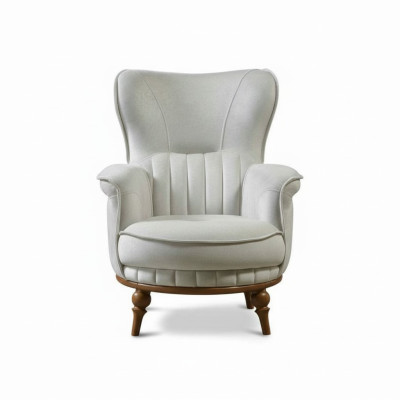 Armchair Luxury Design Textile Living Room Classic Style Furniture Lounge