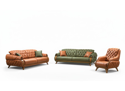 3+3 seater sofa suite couches sofas luxury group 2-piece suite