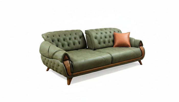 Classic three-seater sofa couch upholstered furniture living room 3 seat