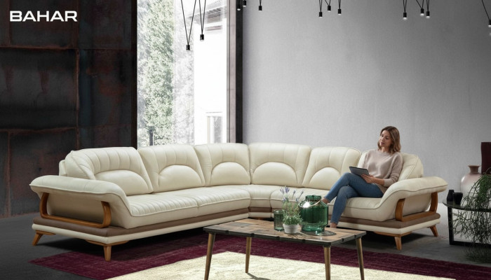 Design fabric corner sofa L-shaped sofa design upholstery classic corner set.