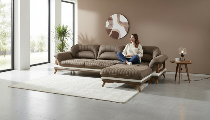 Corner sofa landscape upholstery corner sofa set luxury sofas L shape