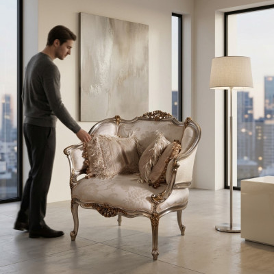 Upholstered Seat Couches Armchair New Armchair Couch Sofa Couches Designer Textile