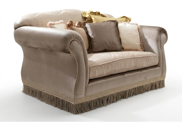 Design two-seater furniture 2-seater sofa couch upholstery Italian furniture new