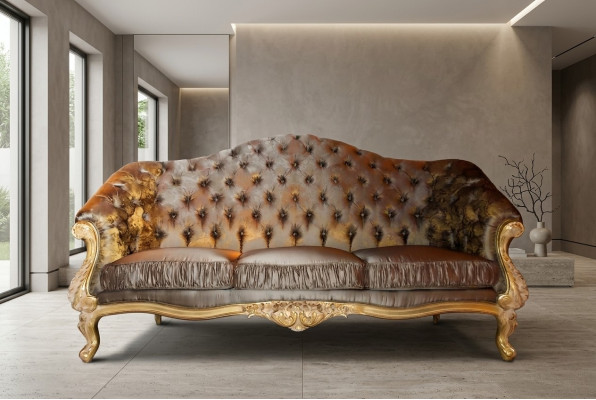 Sofa Couch Design Couches Upholstery Textile Italian Furniture Sofa Bench 3-Seater