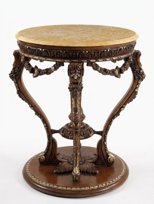 Dining table antique style solid wood furniture Italian dining tables table wood tables