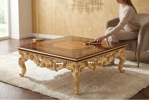 Table living room coffee tables side tables wood wooden side table Italy new