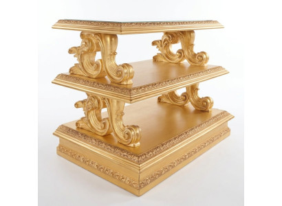 Side table, solid wood, Baroque Rococo coffee table, side tables, classic furniture