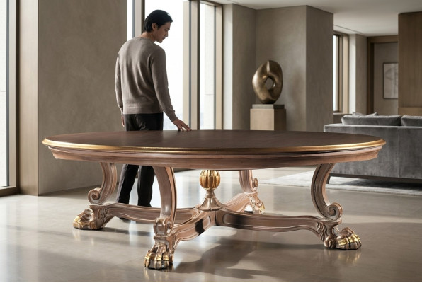 Wood table dining room tables living room Italian furniture dining table classic new