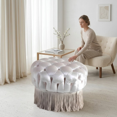 Club stool living room furniture chair upholstery design classic living room Italy