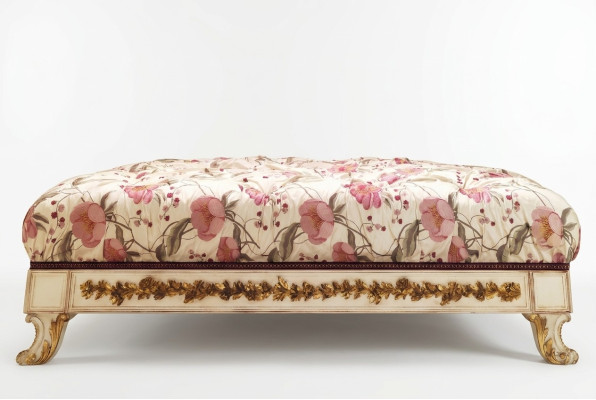Pouf Footstool Round Stool Upholstered Stool Seat Stool Bathroom Stool Ottoman Stool
