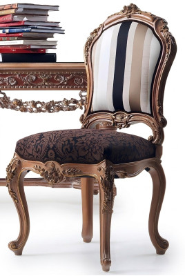 Dining room chair luxury chairs living room furniture Italian furniture Baroque Rococo