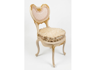 Dining room chair 1 seater armchair wood luxury class baroque rococo furniture design new