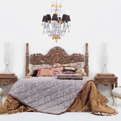 Chesterfield bed furniture beds Italian furnishings double bed luxury Italy