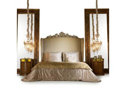 Chesterfield Large Bed Headboard Beds Baroque Rococo Royal Style Furniture