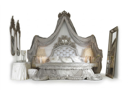 Chesterfield Bed Silver Luxury Bedroom Beds Italian Furniture Design New