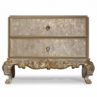 Nightstands, group beds, wooden furniture made from living room-worthy material, classic.
