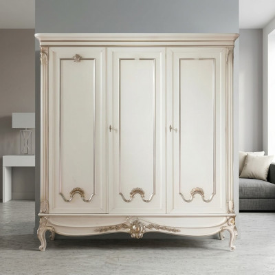 Wardrobe Closet Shelf Storage Coat Rack Modern Mirror Wood Design