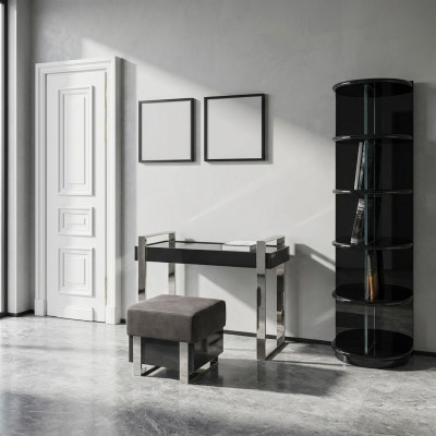 Secretary, makeup table, luxury high-gloss desk, Italian tables