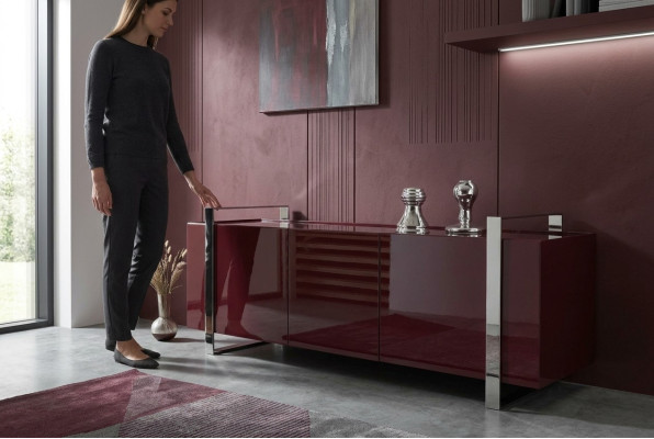 Luxury Dresser Design Furnishing Sideboard Furniture Paneling Italy High Gloss New