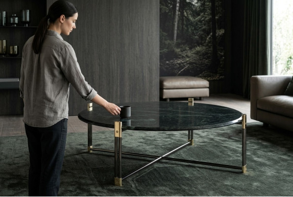 Round Table Marble Coffee Table Side Table Stone Italian Furniture New