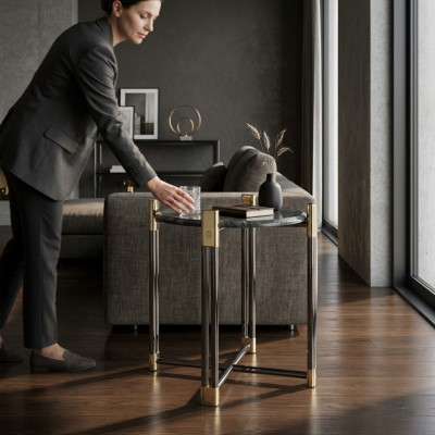 Side table coffee table designer table living room table coffee tables round table