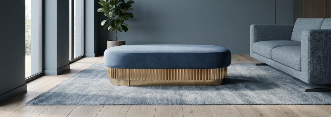 Seat Cushion Bench Cushion Seat Stool Bench Fabric Wood Style Designer Footstool