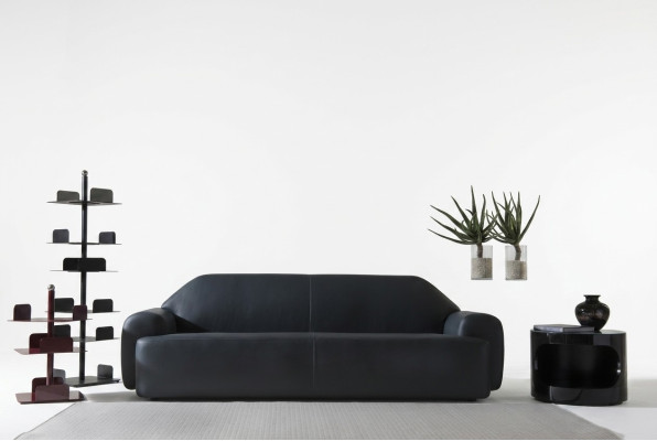 Sofa living room furniture three-seater sofas Italian leather couch luxury upholstery
