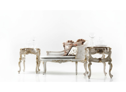 Side table, table, coffee table, living room table, wood, royal side, baroque tables.