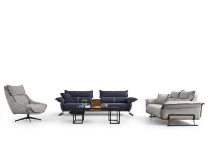 Luxury Sofa Set Italian Style Furniture Sofa Set 3-piece