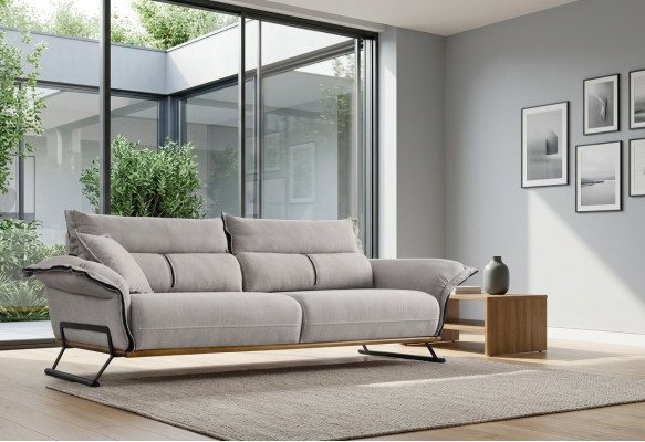 Sofa 3-seater seating modern design couch upholstery single-seater relax three-seater new