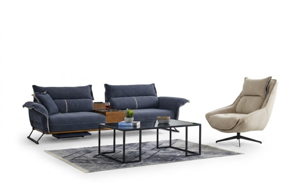 Luxury Suite Set Sofa Suite 4+1 Seater Sofa Sofas Armchair Fabric 2-piece Sets