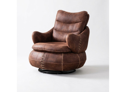 Armchair Seat Classic Design Living Room Upholstery Single-seater Leather Style Furniture Luxury
