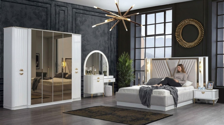 Modern bedroom set in beautiful European design