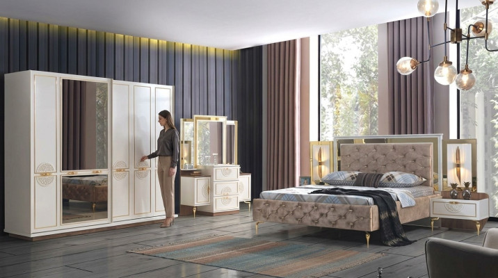 Exclusive 5-piece luxury bedroom set in premium quality