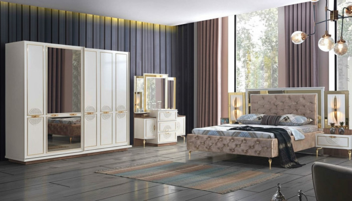 Exclusive 5-piece luxury bedroom set in premium quality