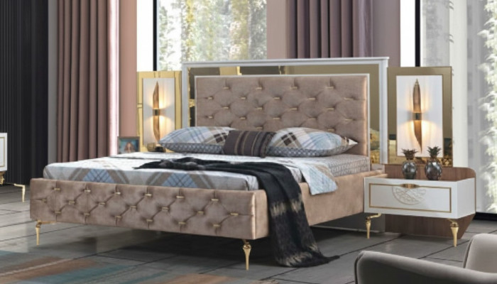 Chesterfield Bed Upholstery Design Luxury Double Hotel Italian