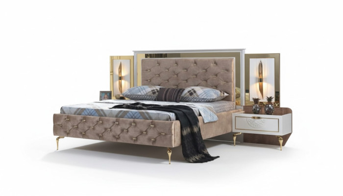 Chesterfield Bed Upholstery Design Luxury Double Hotel Italian