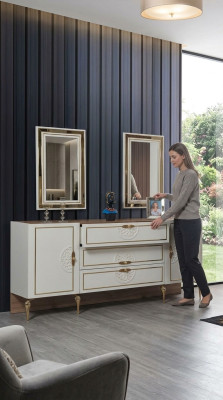 Console table mirror sideboard XXL console dresser sideboards 3-piece