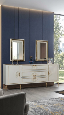 Console table mirror sideboard XXL console dresser sideboards 3-piece