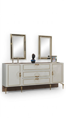 Console table mirror sideboard XXL console dresser sideboards 3-piece