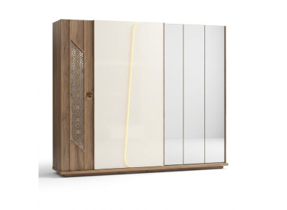 Wardrobe Brown Luxury Furniture Italian Bedroom Interior