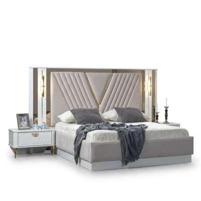 Bed, double bed, beds, furniture, interior, bedroom, furniture design